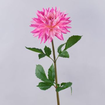 Artificial dahlia flower TURENA, pink-pink, 75cm