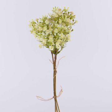 Artificial gypsophila bouquet, CECILIA, cream-white, 30cm