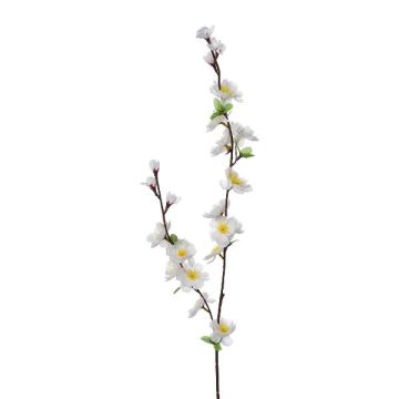 Artificial branch Japanese flowering cherry SLORIX with flowers, white, 33"/85cm Artificial branch Japanese flowering cherry SLORIX with flowers, white, 33"/85cm