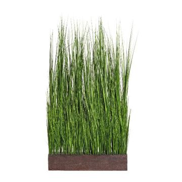 Decorative foxtail grass room divider WINNIE in synthetic box, green, 28"x8"x4ft/70x20x125cm Decorative foxtail grass room divider WINNIE in synthetic box, green, 28"x8"x4ft/70x20x125cm