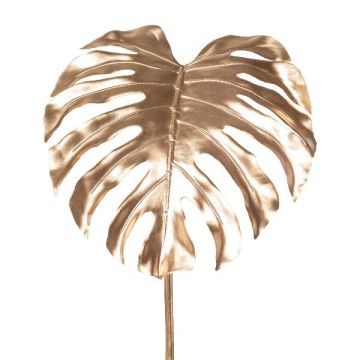 Artificial leaf Philodendron Monstera Deliciosa MENKIS, metallic gold, 3ft/90cm Artificial leaf Philodendron Monstera Deliciosa MENKIS, metallic gold, 3ft/90cm