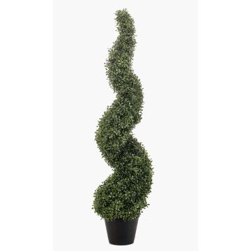 TOM artificial boxwood spiral, decorative pot, crossdoor, 120 cm