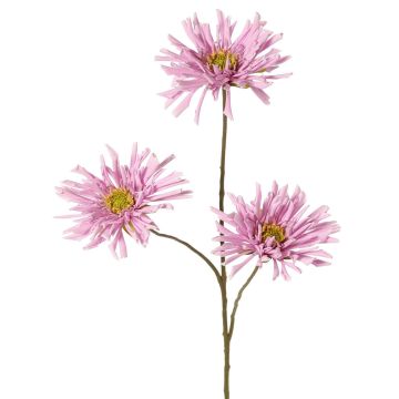 Artificial chrysanthemum sprig LASDIM, purple, 75 cm, Ø 11 cm