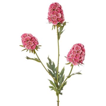 Artificial Stem of Oxtongue Carnation STERMYN, mauve, 75cm, Ø6.5–8.5cm