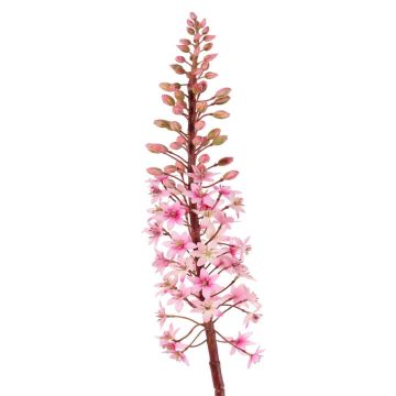 Artificial flower, crested lily ZERFIM, pink-green, 90 cm