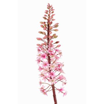Artificial flower, crested lily ZERFIM, pink-green, 90 cm