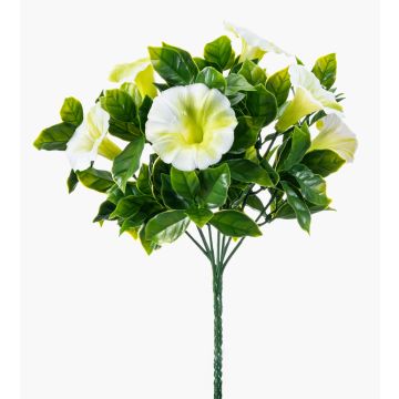 Artificial petunia FINVON on a stem, crossdoor, white, 27cm