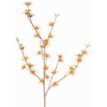 Artificial witch hazel branch XYLA, flowers, orange-yellow, 4ft/120cm, Ø2"/5cm Artificial witch hazel branch XYLA, flowers, orange-yellow, 4ft/120cm, Ø2"/5cm