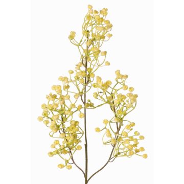Artificial gypsophila branch MURMYN, yellow-green, 65cm