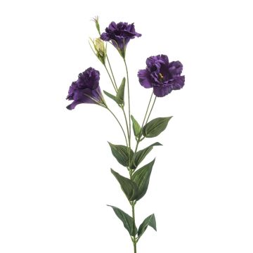Artificial flower Lisianthus IRONA, dark violet, 80cm