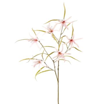 Decorative branch of sweet pea TYZANS, light pink, 95cm