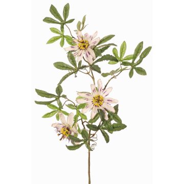Artificial Passion Flower Branch WEPUNY, violet-white, 30"/75cm, Ø2.8"-3.9"/7-10cm Artificial Passion Flower Branch WEPUNY, violet-white, 30"/75cm, Ø2.8"-3.9"/7-10cm