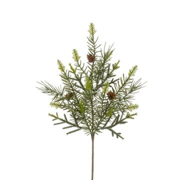 Artificial branch ADELFINE, stone pine, pine, fir, cones, green, 18"/45cm Artificial branch ADELFINE, stone pine, pine, fir, cones, green, 18"/45cm