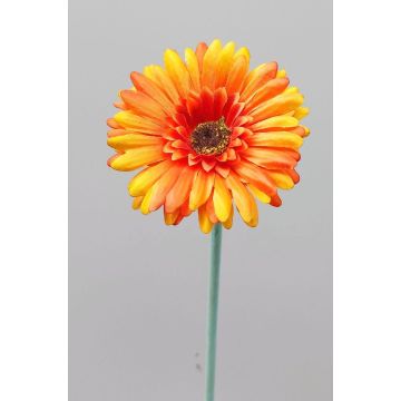 Artificial gerbera flower TEUDELINDE, orange, 22"/55cm, Ø3.1"/8cm Artificial gerbera flower TEUDELINDE, orange, 22"/55cm, Ø3.1"/8cm