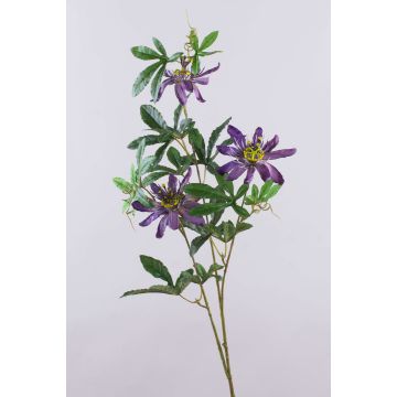 Decorative passion flower JULANDA, purple-white, 37"/95cm, Ø4.3"/11cm Decorative passion flower JULANDA, purple-white, 37"/95cm, Ø4.3"/11cm