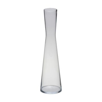 Slim decorative vase SYRMA made of glass, transparent, 50cm, Ø12cm