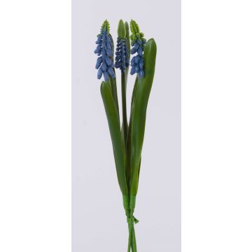 Decorative flower bunch of grape hyacinths NESANET, blue, 8"/20cm Decorative flower bunch of grape hyacinths NESANET, blue, 8"/20cm