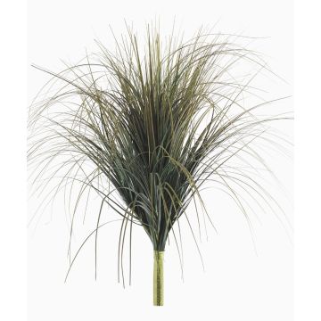 Fake foxtail grass LENNARD, on spike, green-brown, 28"/70cm