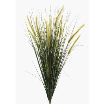 Fake foxtail grass MARIANNE panicles, spike, green-brown, 3ft/95cm