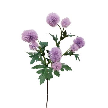 Artificial flower branch Globe thistle TRAUDLINDE, purple, 22"/55cm Artificial flower branch Globe thistle TRAUDLINDE, purple, 22"/55cm