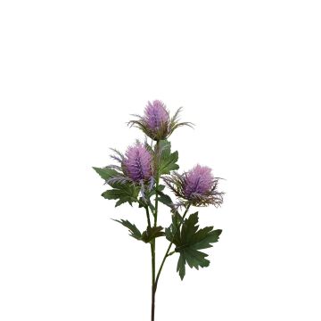 Fake flowering branch Sea holly ERKENHILDE, purple, 26"/65cm Fake flowering branch Sea holly ERKENHILDE, purple, 26"/65cm