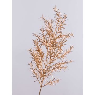 Decorative asparagus sprengeri branch DENDER, gold, 30"/75cm Decorative asparagus sprengeri branch DENDER, gold, 30"/75cm