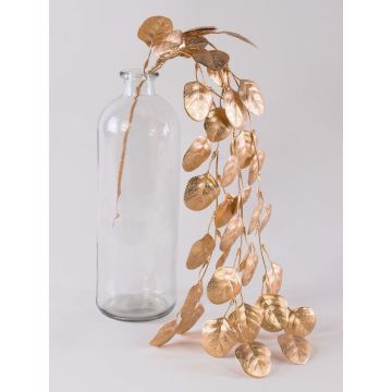 Artificial eucalyptus branch DIEMEL, gold, 30"/75cm