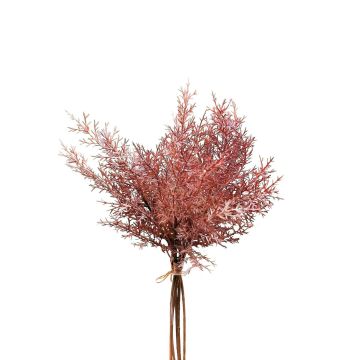 Artificial Asparagus sprengeri bunch RUBIOLTA, violet-pink, 14"/35cm