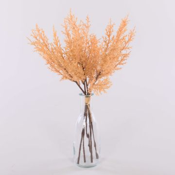 Artificial Asparagus sprengeri bunch RUBIOLTA, apricot, 14"/35cm