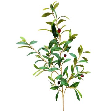 Artificial olive branch ROVUMA with fruits, green, 3ft/95cm Artificial olive branch ROVUMA with fruits, green, 3ft/95cm