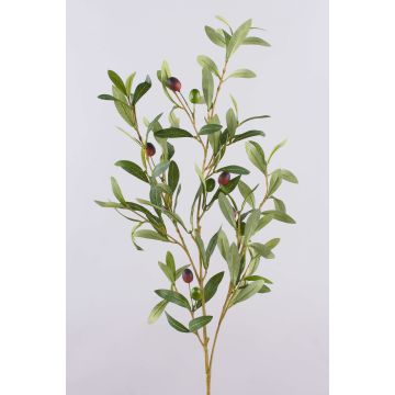Artificial olive branch ROVUMA with fruits, green, 37"/95cm Artificial olive branch ROVUMA with fruits, green, 37"/95cm