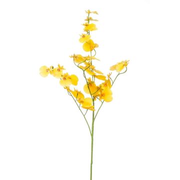 Artificial Oncidium orchid branch KEOLANI, yellow, 30"/75cm Artificial Oncidium orchid branch KEOLANI, yellow, 30"/75cm