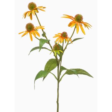 Decorative coneflower branch MILROV, yellow, 30"/75cm Decorative coneflower branch MILROV, yellow, 30"/75cm