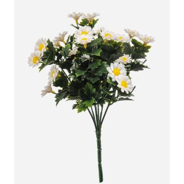 DRUMIX artificial daisy on a stem, crossdoor, white, 28cm