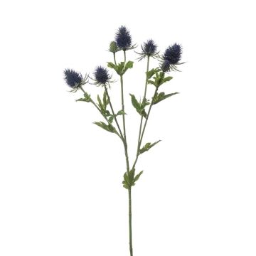 Artificial eryngium branch JESSAMINE, blue, 28"/70cm Artificial eryngium branch JESSAMINE, blue, 28"/70cm