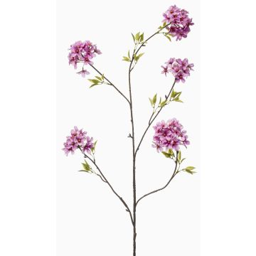 Artificial ornamental cherry branch SLIRKO with blossoms, light purple, 4ft/115cm Artificial ornamental cherry branch SLIRKO with blossoms, light purple, 4ft/115cm