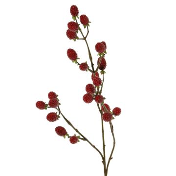 URUMA decorative blackberry branch with berries, red, 90cm URUMA decorative blackberry branch with berries, red, 90cm