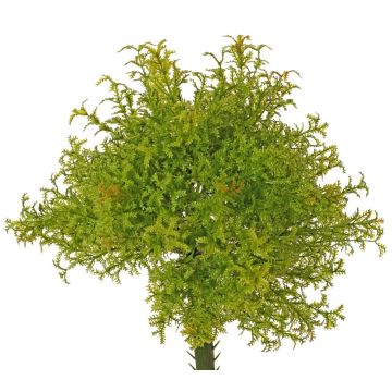 Artificial moss fern PADMA on a stake, green-brown, 23cm, Ø20cm
