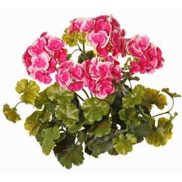 Artificial geranium MALINA on a stake, crossdoor, pink-fuchsia, 16"/40cm Artificial geranium MALINA on a stake, crossdoor, pink-fuchsia, 16"/40cm
