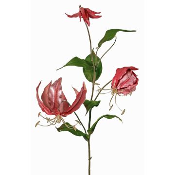 Velvet Gloriosa branch DINFAS, mauve-gold, 31"/80cm Velvet Gloriosa branch DINFAS, mauve-gold, 31"/80cm