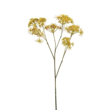 Artificial Dill branch BISARA, yellow, 24"/60cm Artificial Dill branch BISARA, yellow, 24"/60cm
