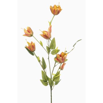 Decorative branch, checkerboard flower WALTOR, yellow-orange, 33"/85cm Decorative branch, checkerboard flower WALTOR, yellow-orange, 33"/85cm