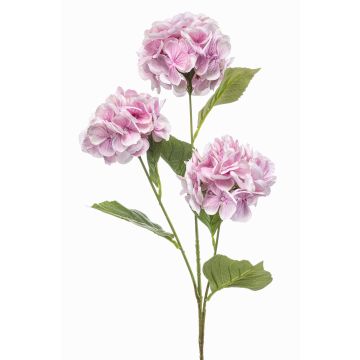 GRACELYN artificial hydrangea branch, pink, 75cm