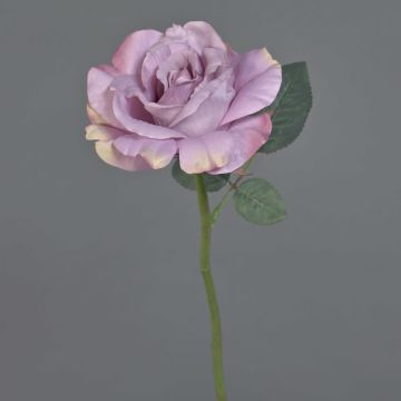 Fake rose CIAH, light purple, 12"/30cm, Ø5.1"/13cm