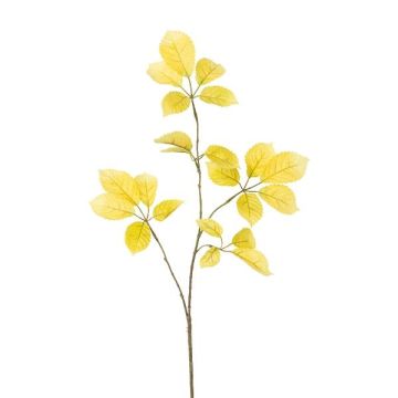 Artificial branch of chestnut BROFEL, yellow, 31"/80cm