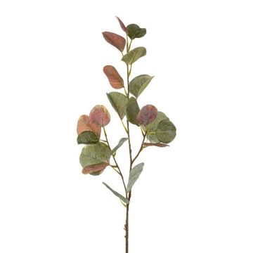 Artificial eucalyptus branch KALHEN, green-purple, 75cm