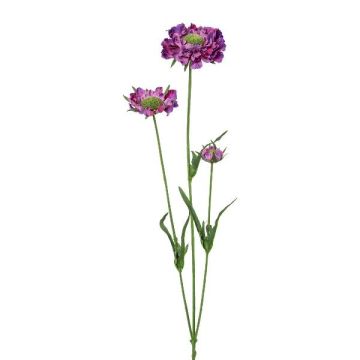 Decorative branch Scabiosa ATLENTO, violet, 26"/65cm