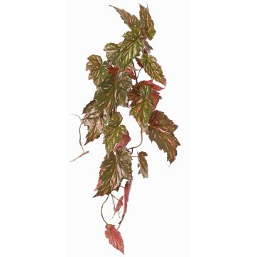 Artificial plant: Begonia palmata OANFIR, stem, hanging, pink-green, 35"/90cm