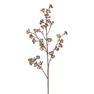 Decorative eucalyptus branch FRULIN with fruits, dark pink, 31"/80cm Decorative eucalyptus branch FRULIN with fruits, dark pink, 31"/80cm