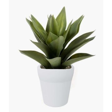 Fake agave DESIREE, in a terracotta pot, green, 12"/30cm, Ø10"/25cm